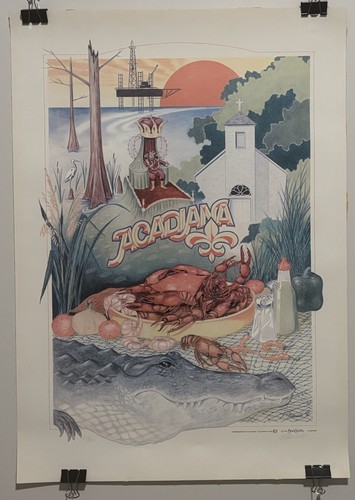 Acadiana louisiana poster - acadiana,
